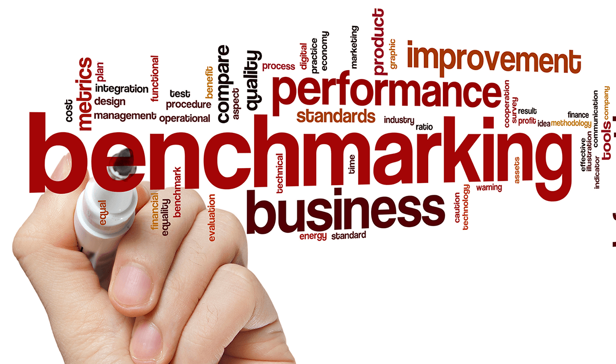 BPS and benchmarking word cloud